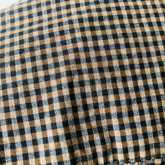 James Tattersall Brown Gingham Shirt 14.5-15 S - Picture 5 of 7